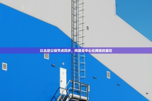 以太坊公链节点同步，构建去中心化网络的基石