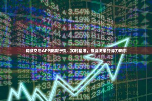 易欧交易APP股票行情，实时精准，投资决策的得力助手