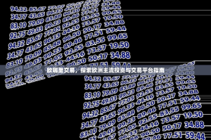 欧哪里交易，探索欧洲主流投资与交易平台指南