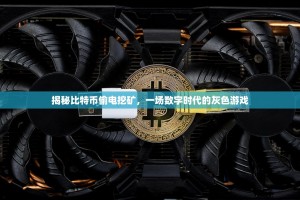 揭秘比特币偷电挖矿，一场数字时代的灰色游戏