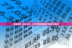 欧晶科技（001269）上市交易时间表及关键节点解析