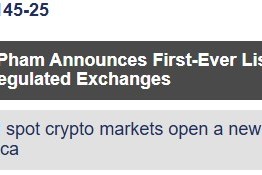 美国商品期货交易委员会批准在美国受监管的交易所进行现货加密货币交易