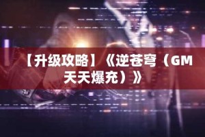【升级攻略】《逆苍穹（GM天天爆充）》