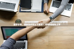 新手必看，易欧合约怎么下单买？3步教你轻松上手