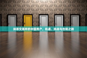 抹茶交易所的中国用户，机遇、挑战与合规之路