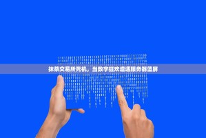 抹茶交易所死机，当数字狂欢遭遇服务器蓝屏