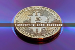 一个比特币价格今日行情，高位震荡，市场情绪谨慎观望