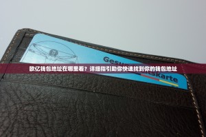 欧亿钱包地址在哪里看？详细指引助你快速找到你的钱包地址